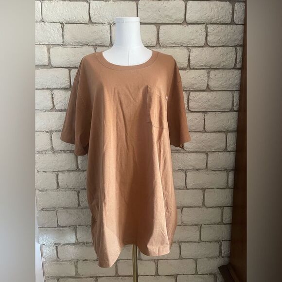 Dickies Tan Short Sleeve Tee - Picture 1 of 8